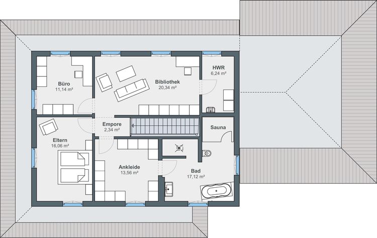 WeberHaus_Grundriss_Obergeschoss