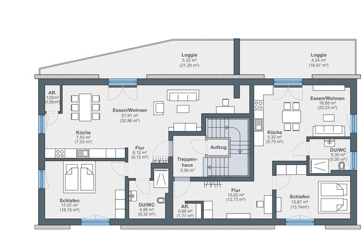 Grundriss Dachgeschoss