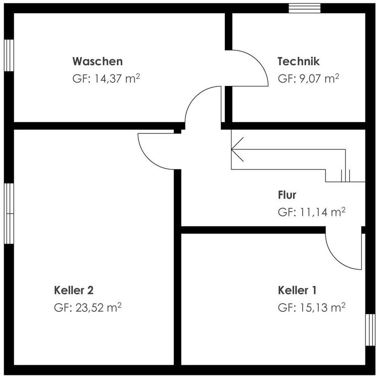 Grundriss (Keller)