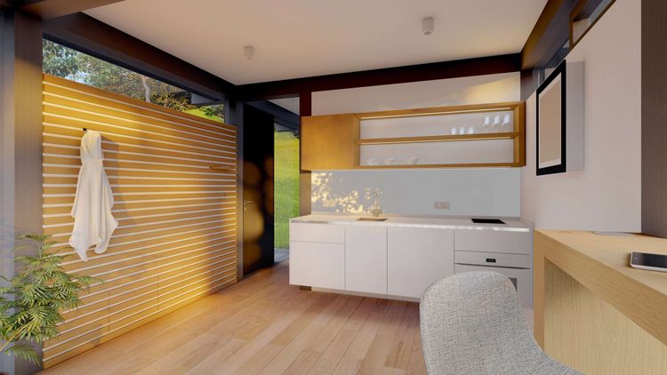 HUF Haus Tiny House Wellnessoase