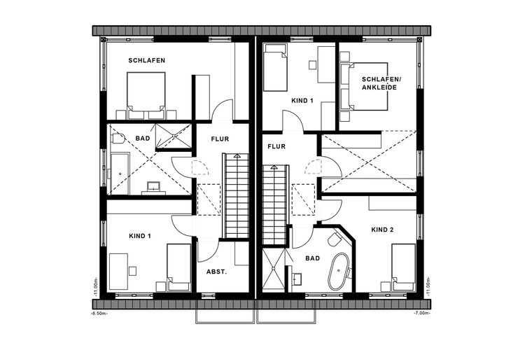 Bild 12 für Doppelhaus für Individualisten 