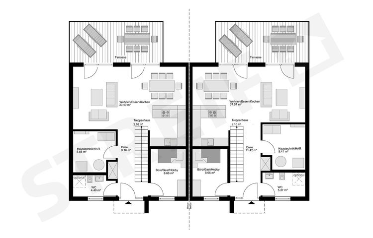 STREIF Jubi Spezial Doppelhaushälfte Erdgeschoss