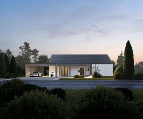 Moderner Bungalow mit Satteldach