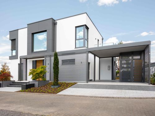 STREIF-Musterhaus Mülheim-Kärlich bei Koblenz - Hauseingang