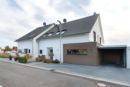 Moderne Doppelhaushälfte