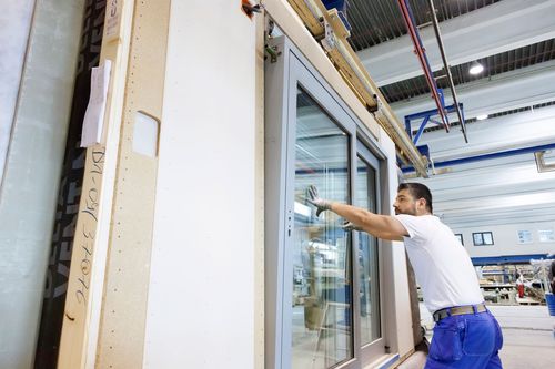 Moderne Vorfertigung von Fertighaus Bauteilen